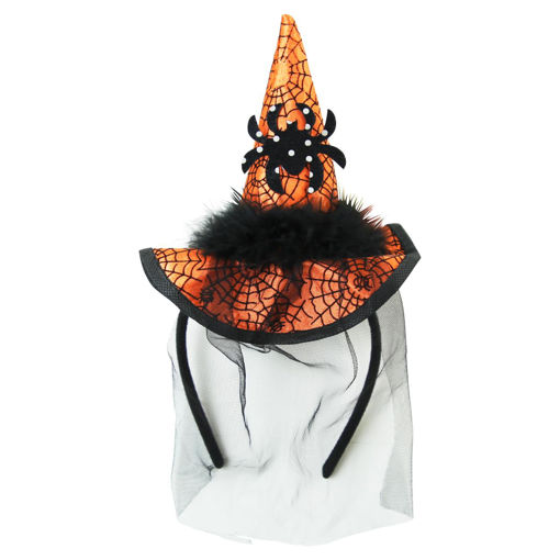 Picture of WITCHES HAT HEADBAND ORANGE